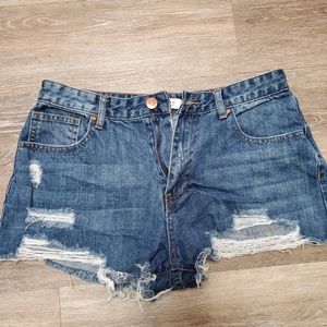 Forever 21 denim shorts